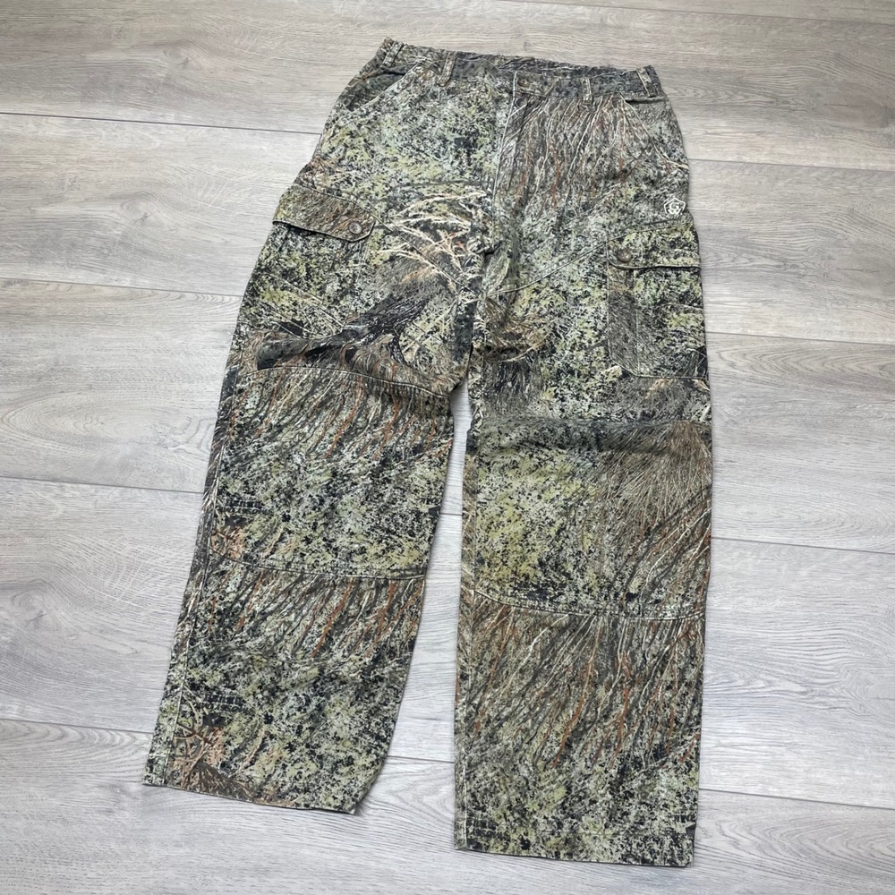 Game Winner Cargo Pants Youth 16 Green Camo Hunting Outdoor Trousers